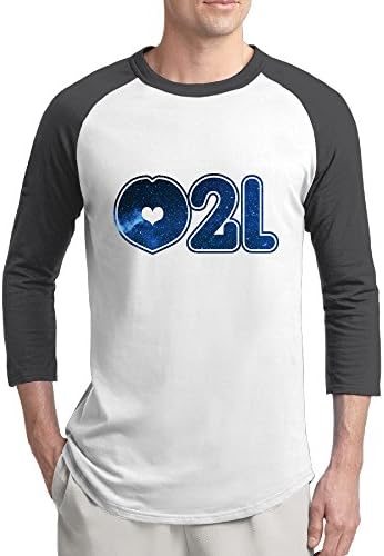 Our 2nd Life Connor Franta Men's 3/4 Sleeve Crew-neck Baseball Jersey Raglan T-shirt X-Large