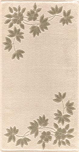 Maisonette Face and Hand Towels, Cotton, Green, 50x90 cm