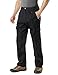 CQ-TLP105-BLK_34W/32L CQR Men's Tactical Pants Lightweight EDC Assault Cargo TLP105