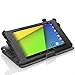 MoKo Google Nexus 7 2013 FHD 2nd Gen Case - Slim-Fit Multi-Angle Stand Cover Case with Auto Wake/Sleep for Google Nexus 2 7.0 Inch 2013 Generation Android 4.3 Tablet, Black