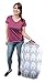 MoM-me Nursing Cover, Multi use for Baby Car Seat Cover, Breastfeeding, Canopy, Stroller and Infant Pillow Wrap or Cover Ups. for Boys and Girls. Grey/White Elephant Design
