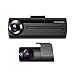 THINKWARE F200 Dash Cam Full HD 1080P with Rear Cam, 16GB MicroSD, Cigarette Power Cable Included | Built-in Wi-Fi | Supercapacitor | Support 128GB Max