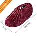 Benozit 4 Pairs Reusable Shoe Covers for Indoors, Shoe Protectors Covers, Non Slip and Washable, Fits Up for US Women's 7.5-9.5, Men's 6-9.5