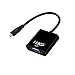 LinkS Active Micro HDMI to VGA M/F Adapter w 3FT 3.5mm Stereo cable in Black - Supports Audio--Specially for connect tablet with Micro HDMI output to VGA projector …