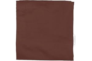 Relax Home Life Wedge Pillowcase Designed to Fit Our 7.5" Bed Wedge 25" W x 26" L x 7.5" H, Hypoallergenic 100% Egyptian Cotton Replacement Cover, Fits Most Wedges Up to 27" W x 27" L x 8H (Brown)