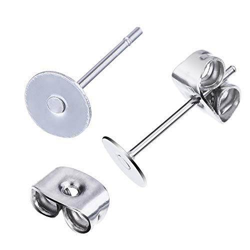 2 Hypoallergenic+Stainless+Earrings+Butterfly+Silicone