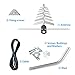 Outdoor TV Antenna, CHARAVECTOR 150 Miles Range Digital HDTV Antenna with VHF/UHF Signal, Built-in High Gain and Low Noise Amplifier, Mounting Pole