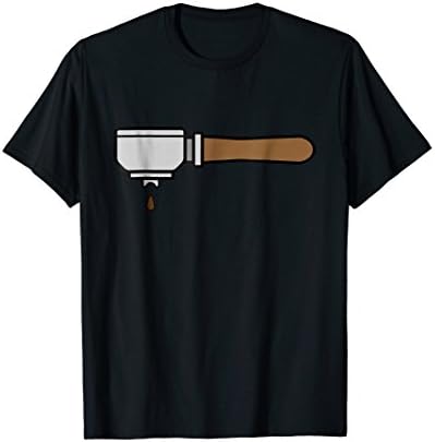 Mens Barista Portafilter Coffee T-Shirt XL Black