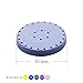 Easyinsmile Magetic Bur Stand Holder Block Dental Bur Organizer 1pcs/Pack (L, Blue)