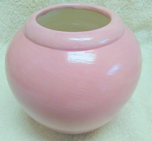 Handmade pink candy jar or vase. Native American made