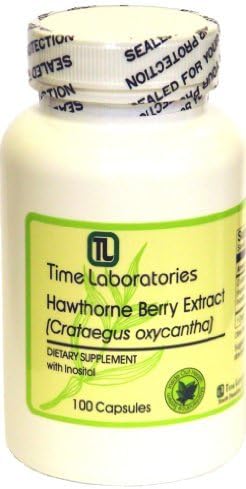 Hawthorne Berry Extract Capsules (100) by Time Laboratories