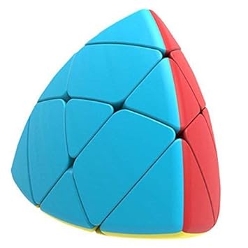 Premsons Pyramid Cube Mastermorphix, Rock Magic Cube Rubik Cube for Kids (Triangle) (Multicolor)