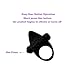 Powerful Silicone Penis Ring Aoken Clitoral Stimulate Vibrating Delay Cock Ring Sex Toys for Couples and Lovers in Black