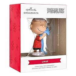 Hallmark Peanuts Linus Hugging Blanket Resin