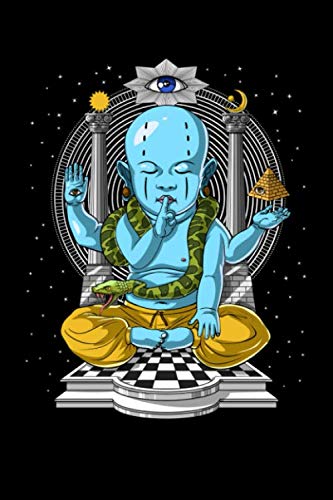 Psychedelic Notebook: Psychedelic Shiva Zen Meditation Masonic Esoteric Notebook