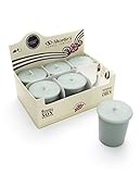 Bayberry Fir Soy Votive Candles - Scented with Natural Fragrance Oils - 6 Green Natural Votive Candle Refills - Christmas & Holiday Collection