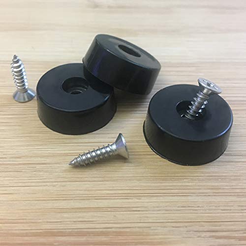 16 Cutting Board Rubber Feet with Stainless Steel Screws & Washer
