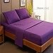 SONORO KATE Sheets Super Soft Microfiber 1800 Thread Count 18 Inch Deep Pocket 4 Piece Queen Size Purple
