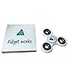 Tri Fidget Hand Spinner - fidget work Ultra Fast Bearings - Finger Toy, Great Gift (Luminous)