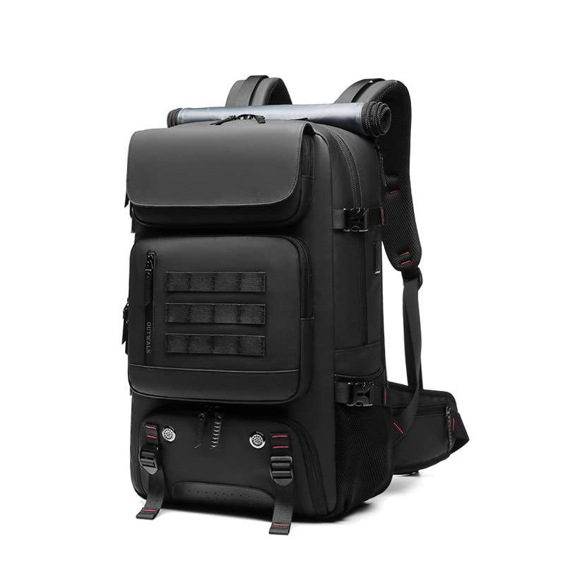Photo 1 of INFEYLAY Men Travel backpack,waterproof 17 inch Business Laptop Backpack with Separate Shoe Bag,USB charging port 50L outdoors trekking backpack,Hiking camping backpack