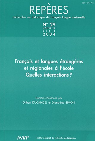 Français et langues étrangères et régionales à l'école, quelles interactions ?