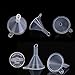 Honbay 30PCS Mini Clear Plastic Funnels Little Small Funnel Funnels for Bottle Filling Lab Liquid Essential Oils Blend Sand Art Perfume Craft Spice etc
