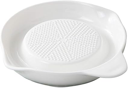 Bestonzon Assiette A Rape En Porcelaine Pour Gingembre Ail Oignon Nourriture Pour Bebe Fruits Et Legumes Amazon Fr Cuisine Maison