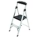2-Step Aluminum Ultra-Light Step Stool Ladder with Project Tray Top and 225 lb. Capacity, ANSI Type 2 Duty Rating (2 Step)