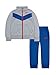 Nike Boys Anthracite and Red Zip-up Athletic Jacket and Pants Set