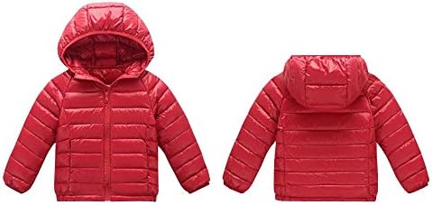 Wxian Unisex Children's Hooded Lightweight Down Jacket