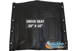 Wheelchair Vinyl Seat for Drive Medical Wheelchairs (20" W x 16" D)