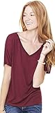 Bella + Canvas womens Flowy Simple V-Neck T-Shirt - 8815