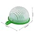 O'Salata Original Salad Cutter Bowl - Best Salad Maker, Vegetable Chopper, ABS Plastic, Green, Compact, Everyday Use