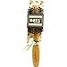 Bass Brushes, Classic Hair Round Style, Hair Brush, 100% Wild Boar Bristles, Half Circle, Wood Handle, 1 Hair Brush