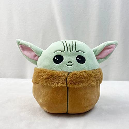 Baby Yoda Reversible Plushie Toys - 6.8 Inch Sided Flip Show Your Mood at All Times(Blue to Green)