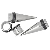 4 Pc. BodyJewelryOnline® 0 Gauge Taper and Tunnel Kit - O-rings Included - 316l Surgical Steel