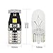 194 LED Car Bulb 3030 Chipset T10 194 168 SMD W5W LED Wedge Light 1.5W 12V License Plate Light Turn Light Signal Light Trunk Lamp Clearance Lights -12pcs