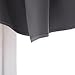 NICETOWN Blackout Kitchen Window Valance - Thermal Insulated Ascot Rod Pocket Short Window Treatment Tier Curtain Decoration for Living Room/Bay Window/Nursery, 52W x 18L inches, Grey, 1 Panel