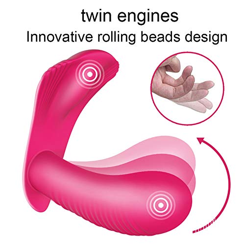 Heating Vibrating Wand Massager Wireless Mini Whisper Quiet, USB Rechaegeable 10 Vibration Personal Massager Deep Waterproof Body Massage for Bedroom, Patio, Garden, Gate, Yard or Party