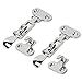 MIZUGIWA Boat Anti-Rattle Latch 316 Stainless Steel Marine Deck Lock Hasp,Lockable Hold Down Clamp Anti-Rattle Latch Fastener Boat Yacht Accessory,Pack of 2