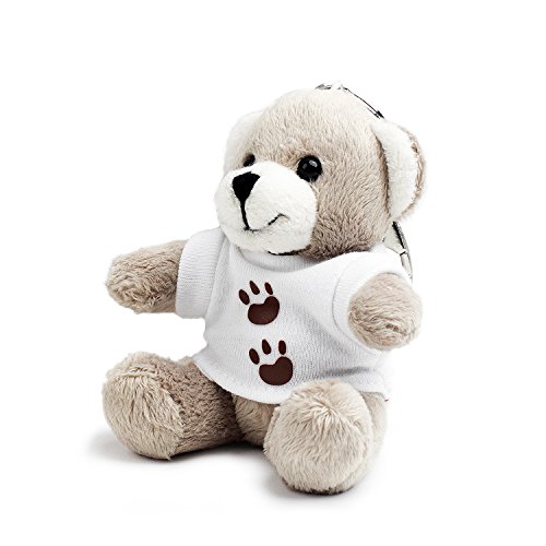 Bear of Allan Stuffed Animal Teddy Bear Keychain 3.54 Inch (T-Shirt)