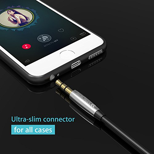 image for AUX Cord Syncwire AUX Cable - [Ultra-Slim, Copper Shell, Hi-Fi Sound] 