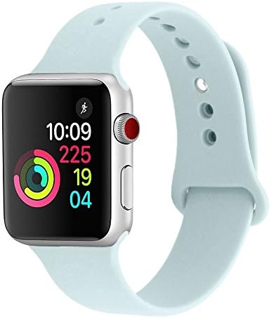 Sworddy Sport Band for Apple Watch 38MM 42MM,Soft Silicone Replacement for Apple Watch Series 3/2/1