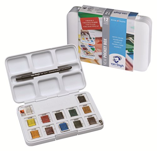 Van Gogh Royal Talens Rembrandt Soft Pastels Portrait Set, Set of 12 Colors