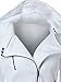 Choies Women White Zip Up Fleece Slim Fit Hooded Coat Warm Pocket Hoodie Jacket