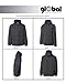 Global Blank Windbreaker Men’s Rain Jacket, Waterproof Hoodie Zip-Up Anorak