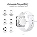 Apple Watch Charger, Magnetic USB Charging Cable Wireless Portable Charger Pad Compatible Apple Watch/iWatch Series 1/2/3/4/Nike/Edition All 38mm 42mm - 3.3 Ft White