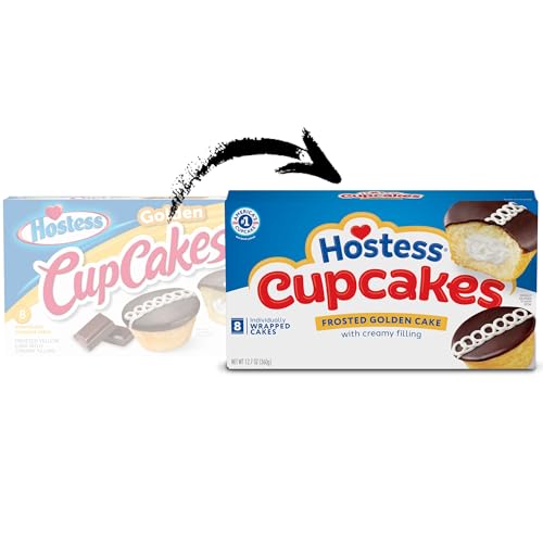HOSTESS GOLDEN CUPCAKES, 12.7 OZ, 8 COUNT