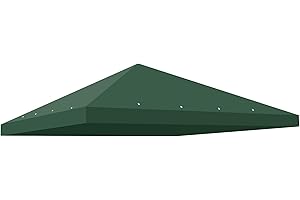 Yescom 117"x117" Canopy Top Replacement Y0049704 Green for Smaller 10'x10' Single-Tier Gazebo Cover Patio Garden Outdoor