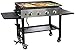 Blackstone 1565 36 Inch Outdoor Propane Gas Griddle Stainless Steel / Black, 4 Independent Burners, 720 Sq In Flat Top Cooking Surface, Grease Can, Collapsible, Portable, Professional Grill, New Model